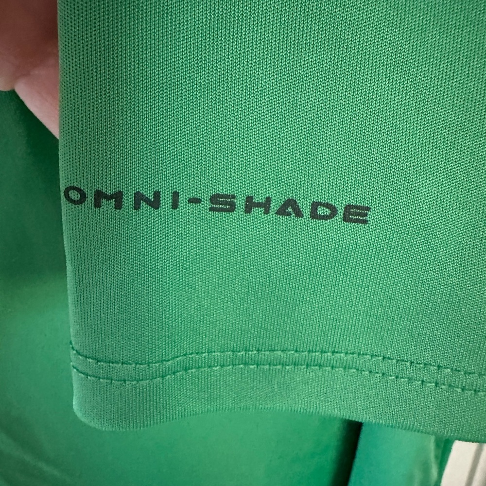 Columbia Green Long Sleeve Omni Shade Hoodie - Picture 3 of 4